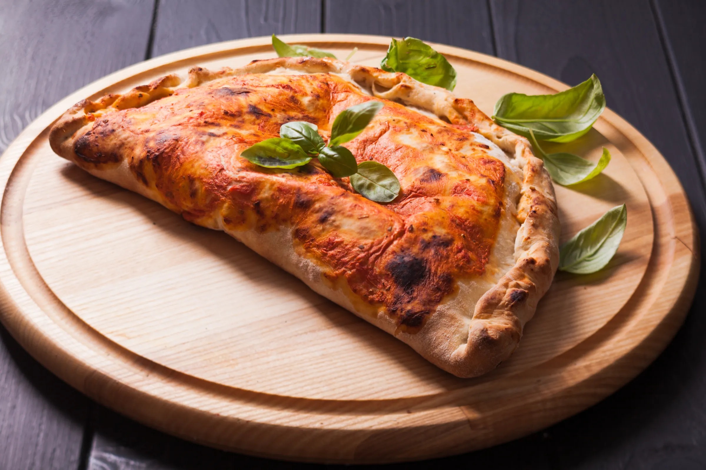 Four-Cheese Calzone