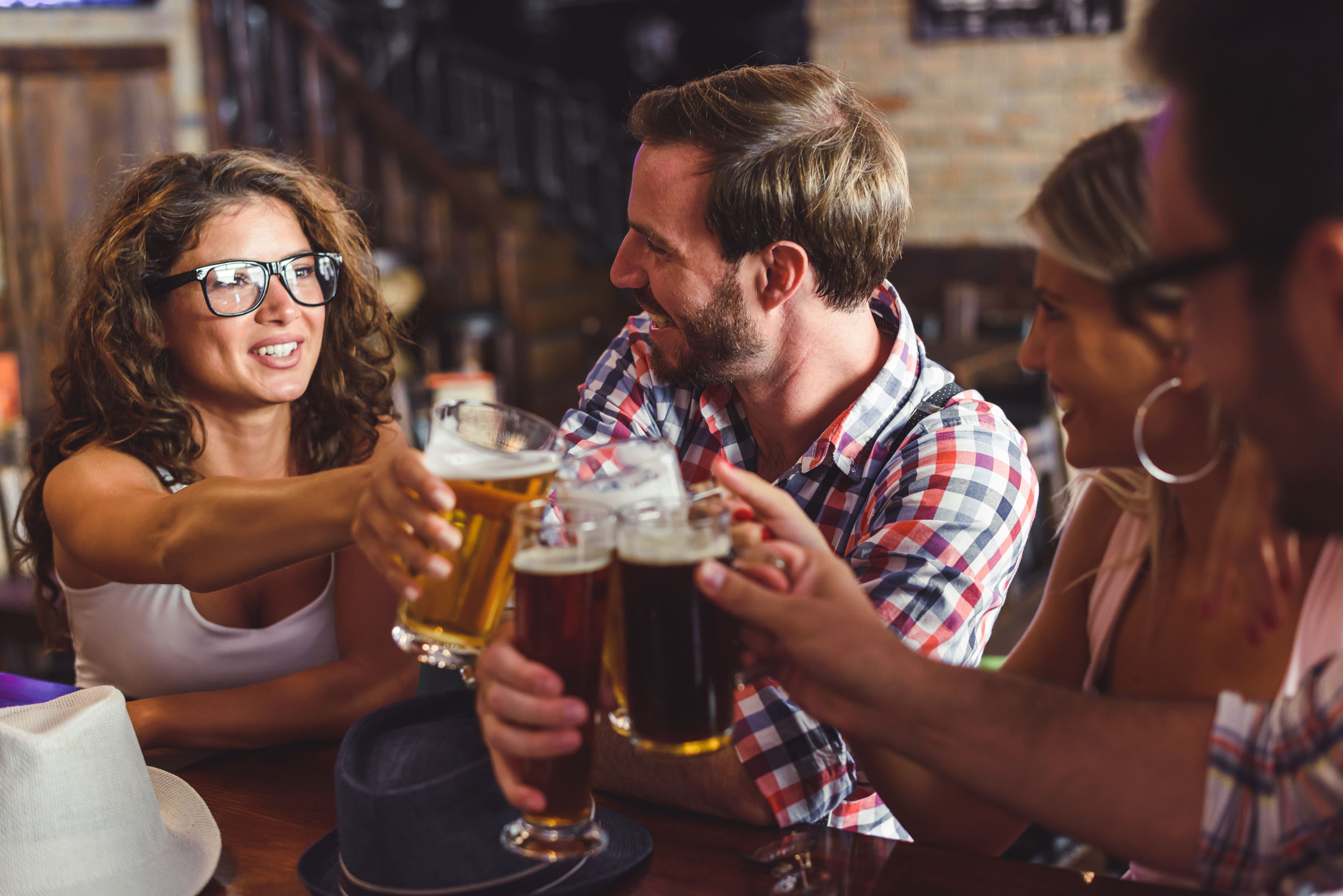 Friends cheers