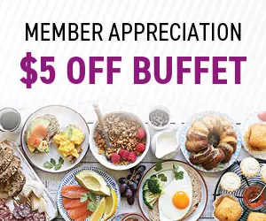 Member Appreciation $5 Off Buffet