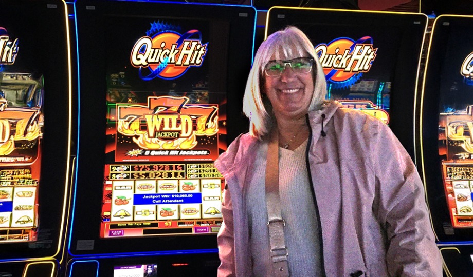 Maria from Seneca Falls - Quick Hit Wild Jackpot - $10,085 - May 18.