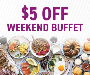 $5 Off Weekend Buffet