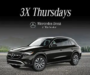 Earn extra entries to win a 2025 Mercedes-Benz GLC 300 with 3X Thursdays