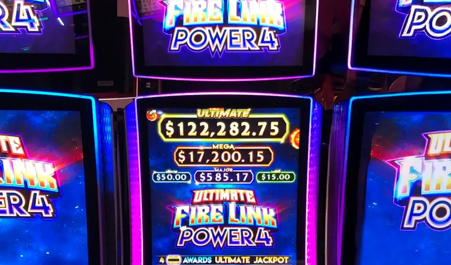 Progressive jackpot of $122,282.82 won on Ultimate Fire Link Power 4 on November 8.