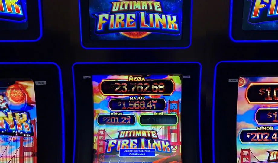 A lucky winner won $24,177 on Ultimate Fire Link.