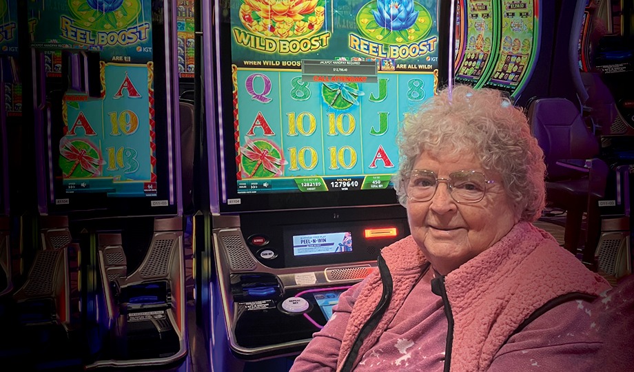 Congratulations Cathy on winning $12,796 on Lotus Flower Blossom