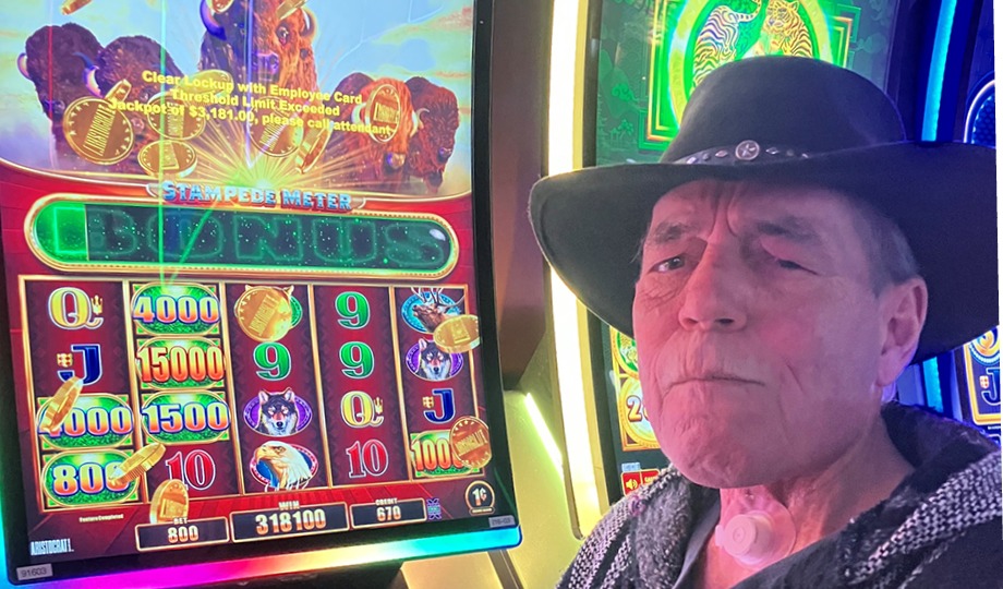 Damian from Webster won $3,181 on Buffalo Ultimate Stampede