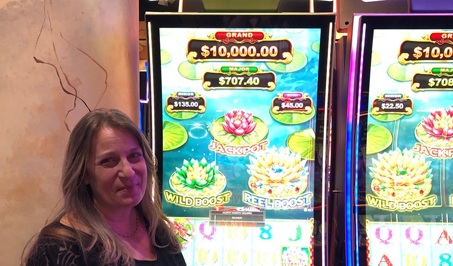 Karen from Honeoye Falls won $24,040 on Lotus Flower Blossoms
