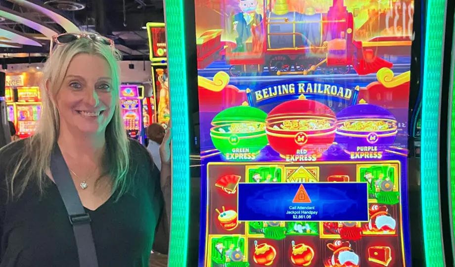 Gina from Rochester $2,861 on Monopoly Express