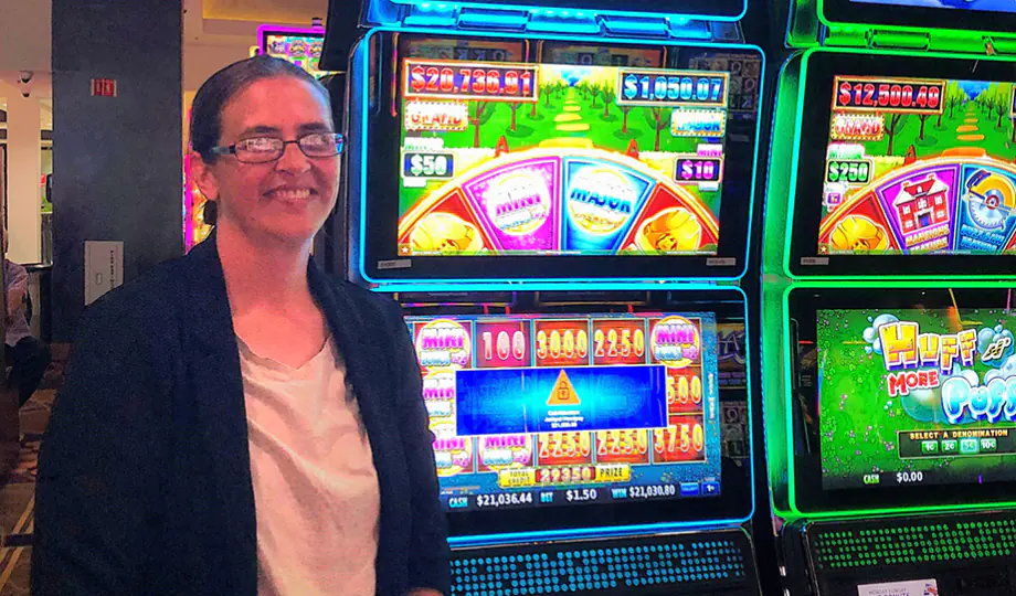 Jessica from Walworth won $21,030.80 on Huff N More Puff