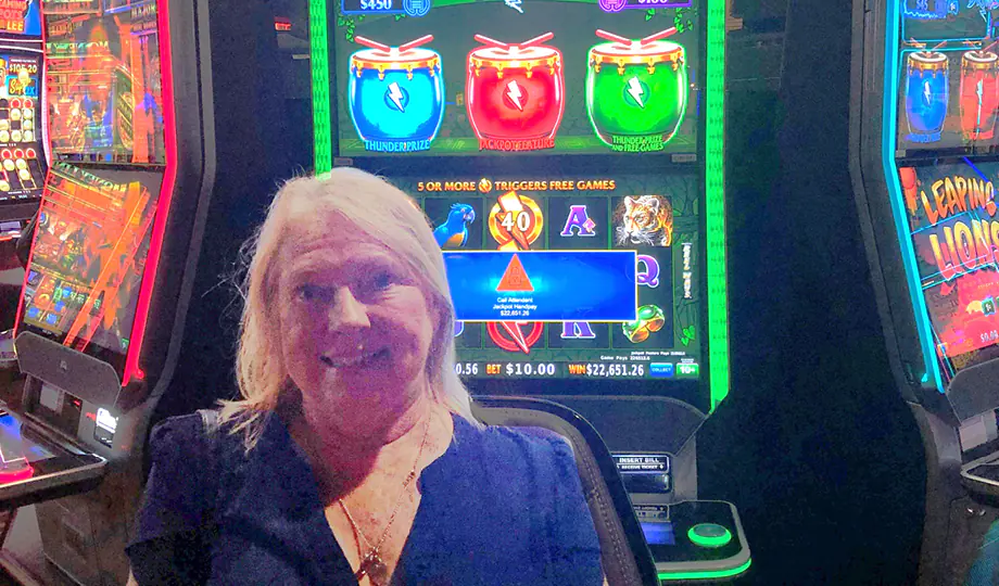 Christine from Newark $22,651 Thunder Drums Sept. 19.